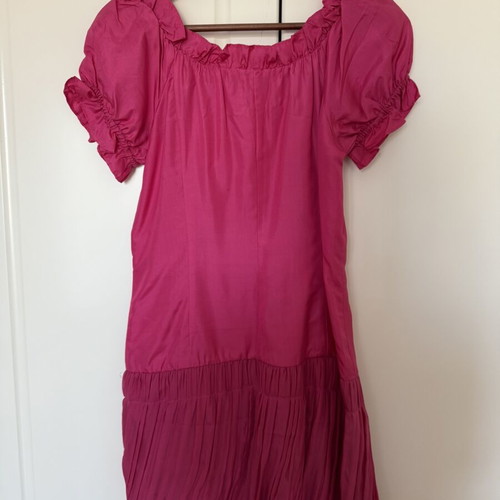 Kenzo silk dress pink size 38 like new