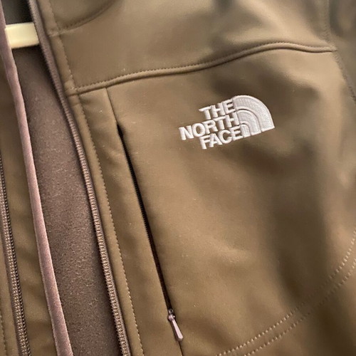 North Face women's jacket petite Small brown like new