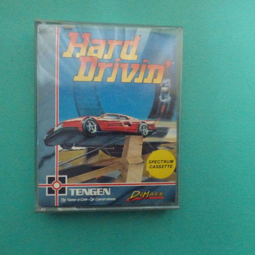 Domark Hard Drivin cassette for ZX Spectrum used
