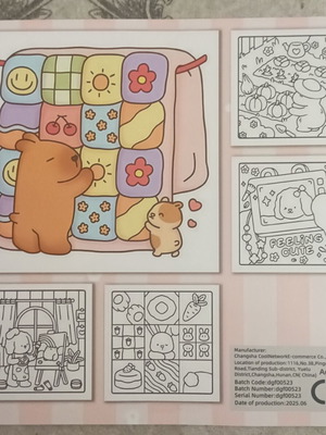 Coloring book, 24 pages