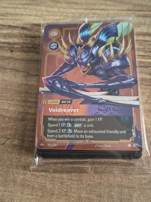 Khazix Voidreaver mini deck Riftbound Unleashed, sealed