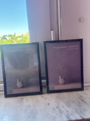 Photo frames new, pack of 2, 13x18 cm