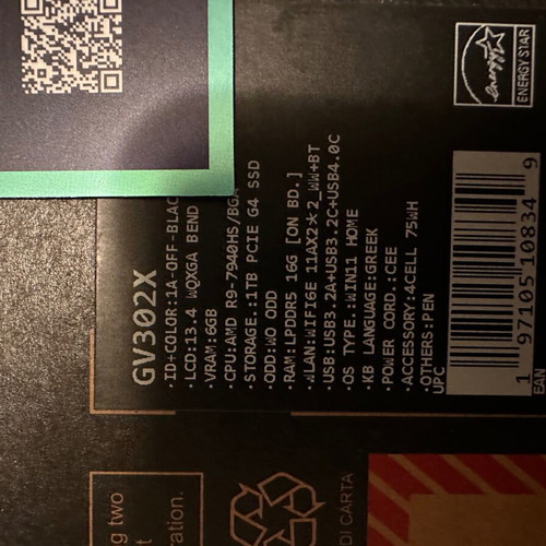 Asus ROG Flow X13 gaming laptop like new, 13.4", Ryzen 9, RTX 4050