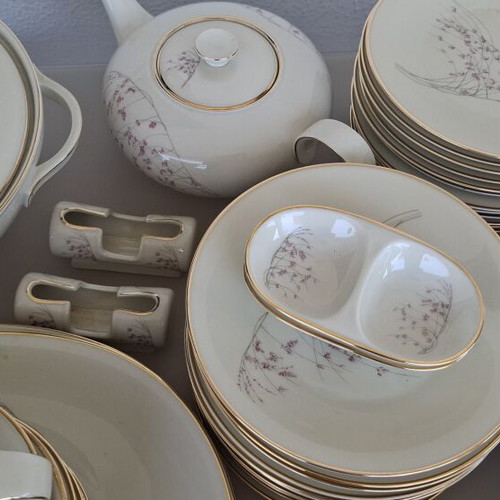 Heinrich Bavaria Porcelain Dinner, Tea, and Coffee Set like new Madeline 1950-1960