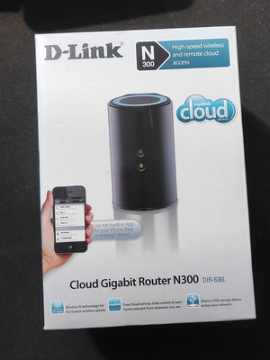 D-Link DIR-636L Cloud Gigabit Router N300 new unused