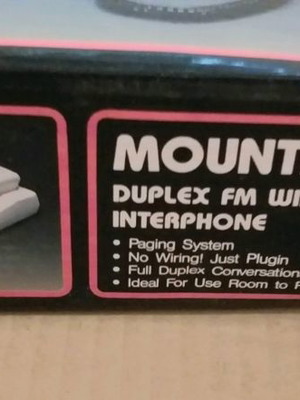 Duplex FM Wireless Interphone new
