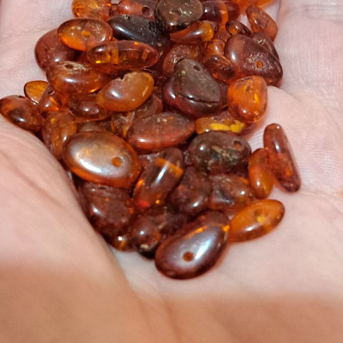 Baltic amber 20g, brown shades, jewelry making