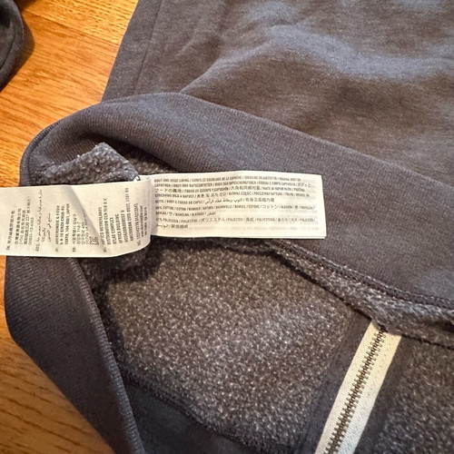 Abercrombie & Fitch zip hoodie grey size S like new
