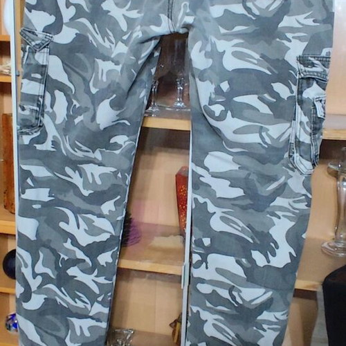 Men's camouflage pants used, khaki