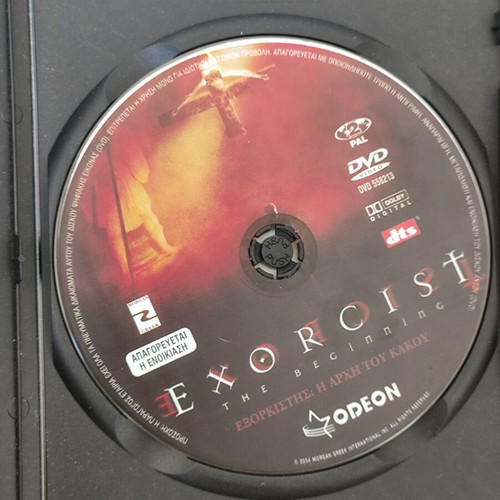 Exorcist The Beginning DVD used with Greek subtitles Special Edition