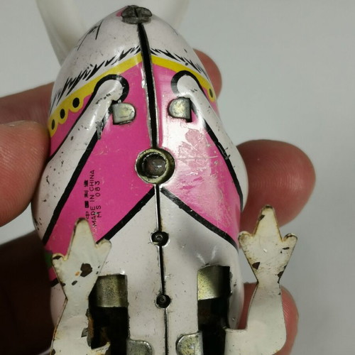 Wind-up Easter Bunny Toy 70s used, non-working