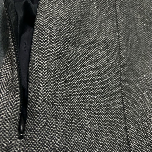 Ysatis salopette S gray black with silver thread shine like new