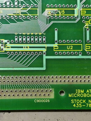 IBM AT Microboard ISA Bus electronic construction board like new