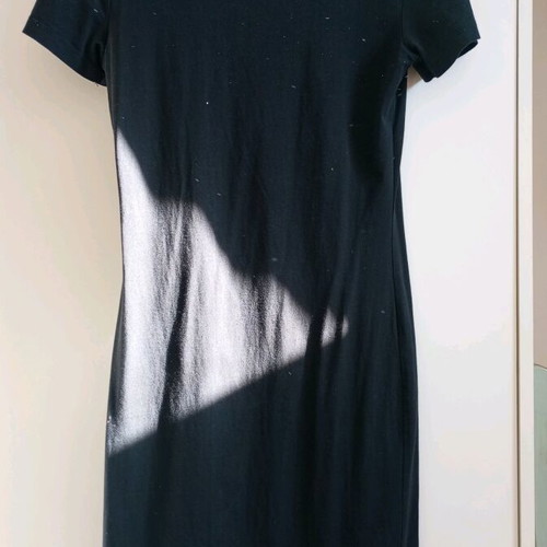 Rib short dress H&M black like new