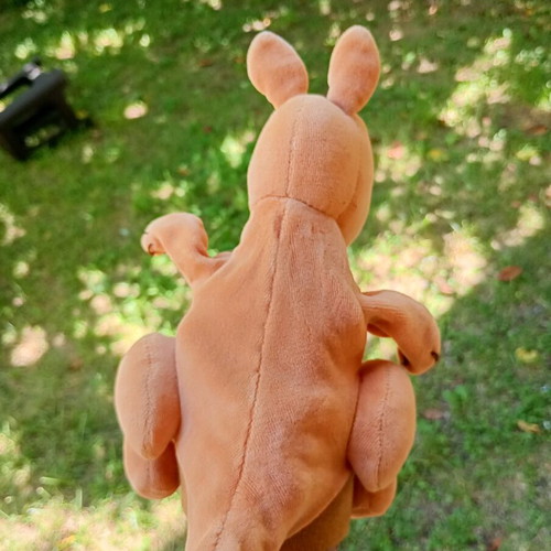Kangaroo hand puppet marionette used