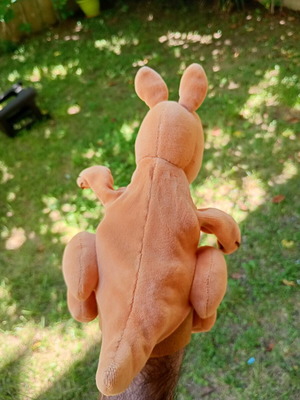 Kangaroo hand puppet marionette used