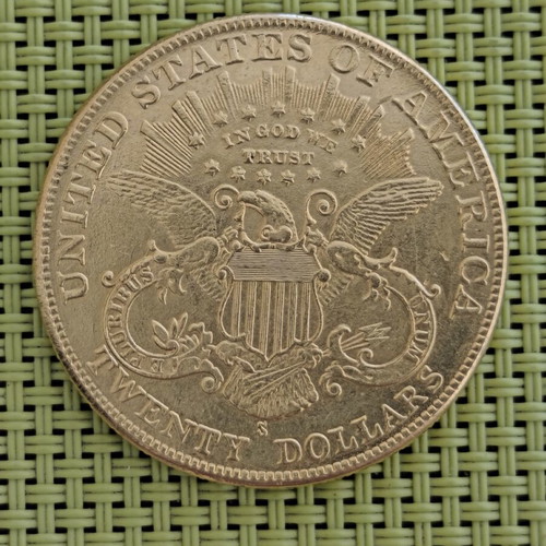 Gold Double Eagle Liberty Head $20 1898-S coin new