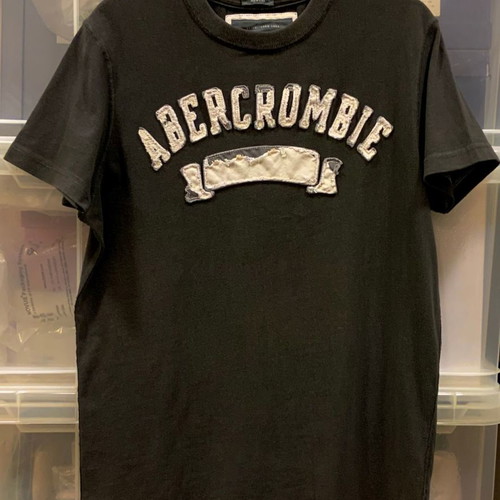 Abercrombie & Fitch Men's Muscle Fit T-shirt used, brown, size S
