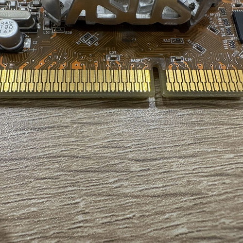 Asus Radeon 9550 AGP graphics card used, model A9550/TD/128M/A