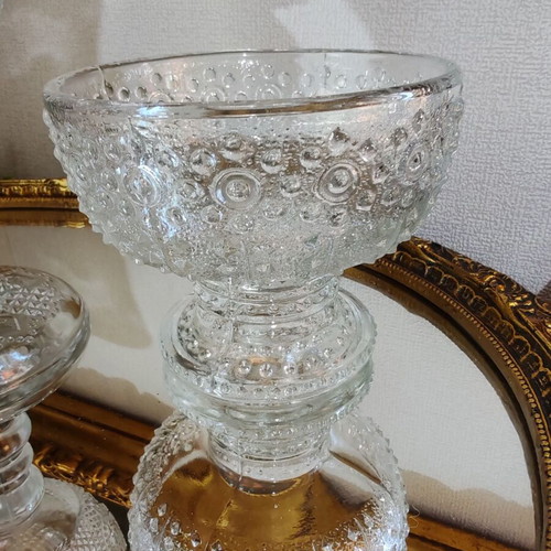 Vintage glass lot with Avon, Anchor Hocking, Grapponia bowl, Soliflore vase