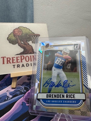 Κάρτα Brenden Rice 2024 Panini Donruss The Rookies autograph Prizm auto #28 σαν καινούργιο