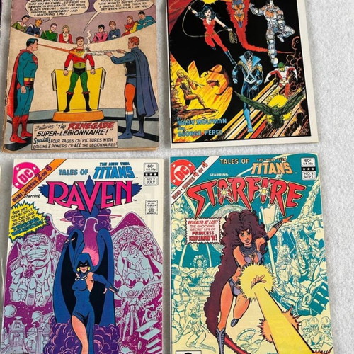 Collection of 6 used DC comic magazines