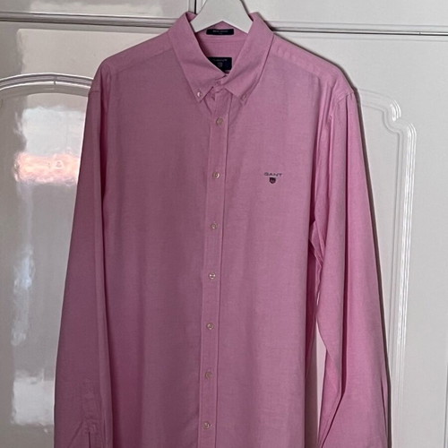 Gant Oxford Slim shirt XL like new, pink men's