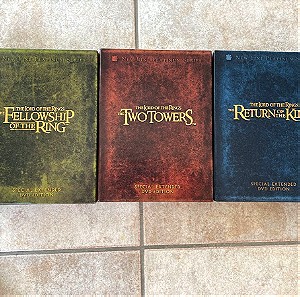 3 Sets Lord of the Rings - LOTR - The Two Towers - The Return of the King - The Fellowship of Ring