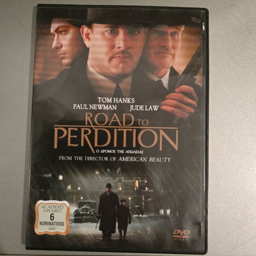 Road to Perdition DVD like new, Greek subtitles, action adventure