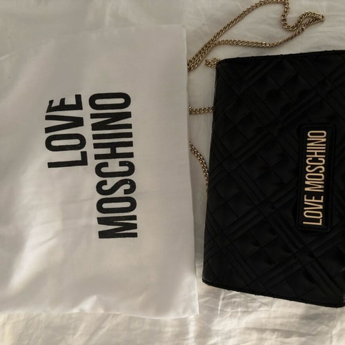 Moschino crossbody bag like new, black authentic