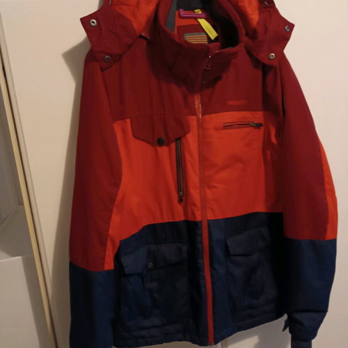 Brunotti men's jacket used, size L, blue-red-bordeaux