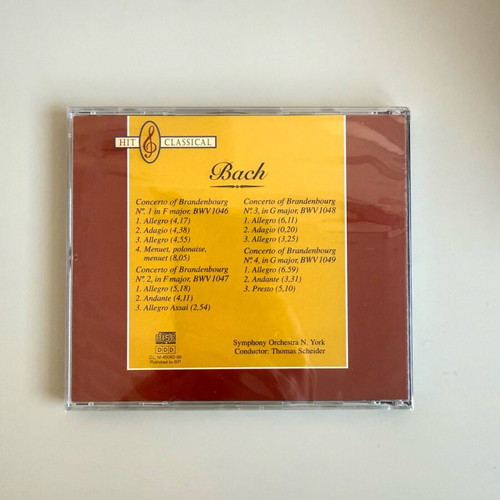 Bach classical music CD new