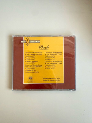 Bach classical music CD new