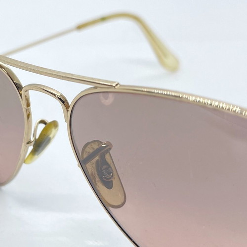 Ray-Ban Aviator RB3025 sunglasses used, pink and gold