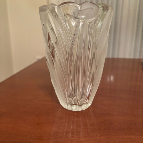 Crystal vase like new, height 17cm