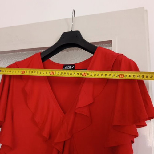 Dress cotton extra large size red like new