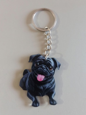 Acrylic double-sided dog keychain No8 new