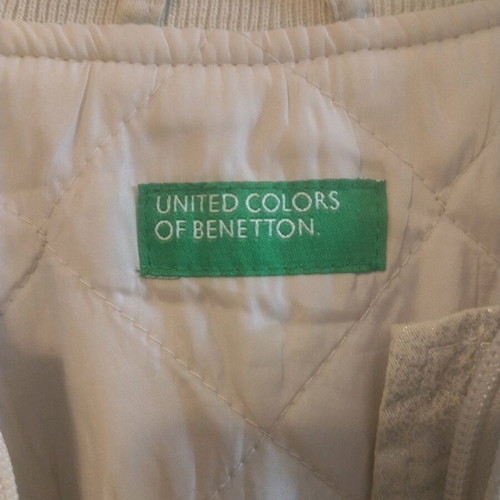 Benetton jacket silver like new