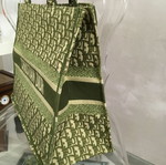 Christian Dior Large Oblique Book Tote Green bag new
