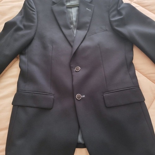 Navy and Green men's jacket size M like new, blue