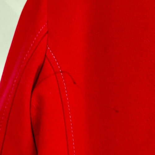 Figure red women's coat like new, medium size XL