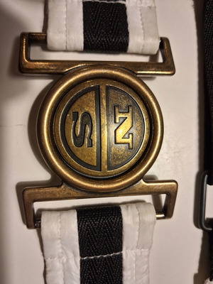 North Sails vintage fabric belt with metal buckle, like new