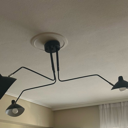 LUMA ceiling light like new, multi-light fixture