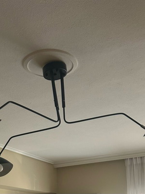 LUMA ceiling light like new, multi-light fixture