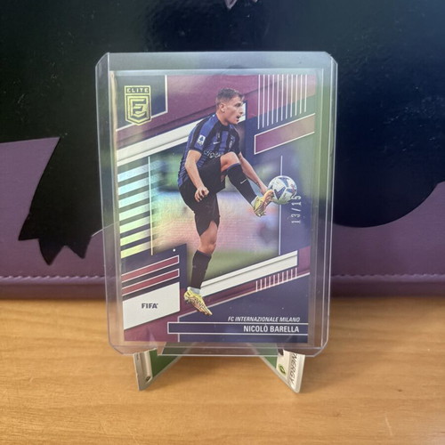 Nicolo Barella Purple Panini Donruss Elite card new