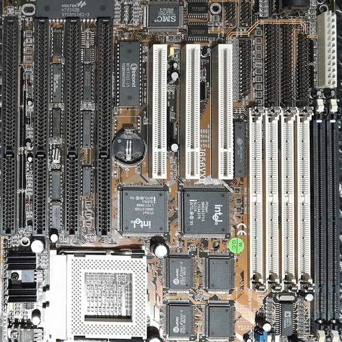 Jetway J656VXD Rev.2 Retro Pentium MMX Mainboard like new