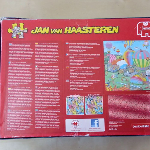 Puzzle "The Art Market" Jumbo 2000 pieces used
