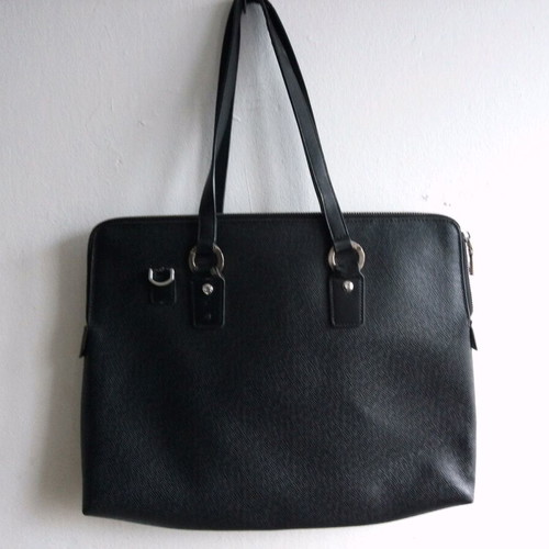 Women's briefcase bag used, black
