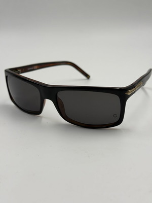 Montblanc MB 175S 501 Vintage Luxury Tortoise Black Rectangular Sunglasses used