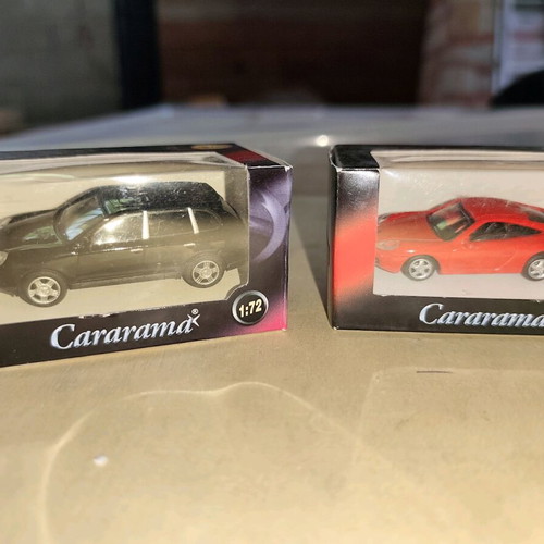 Set of 3 Porsche toy cars 1:72 scale new sealed